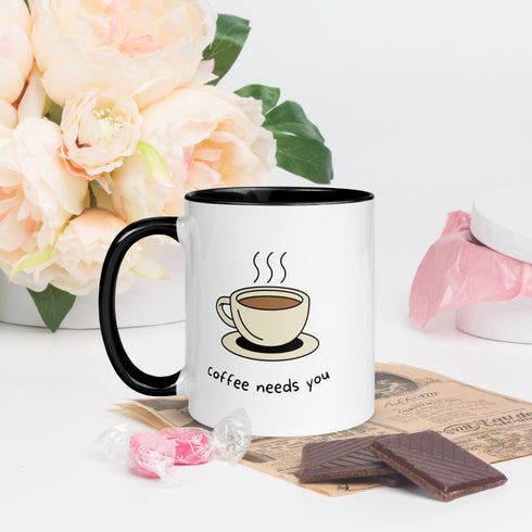 The Caffeinator: A Geek’s Best Companion Coffee Mug | Mug with Color Inside